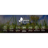 Green Fingers Garden Bed 90x30x33cm Wooden Planter Box Raised Container Growing